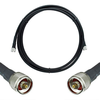 Bolton400 Coaxial Cable 10ft Black, N Male to N Male - LMR®400 Equivalent - size: 10ft Black N-Male to N-Male