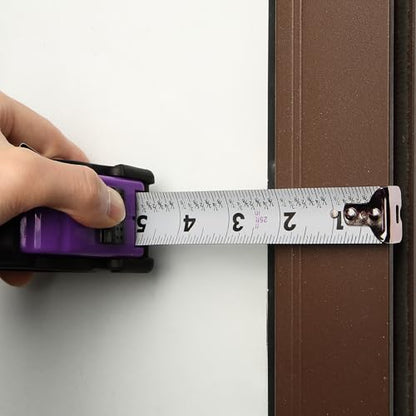 Mr. Pen- Retractable Tape Measure 25 ft, Purple, Easy Read - color: Purple, size: 1 pcs