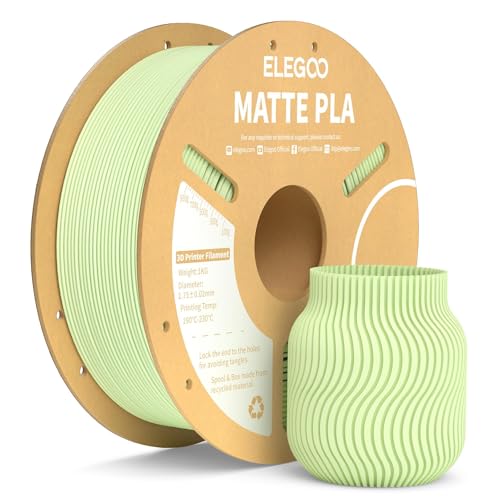 ELEGOO Matte PLA 3D Printer Filament Mint Green 1KG 1.75mm - color: Mint Green