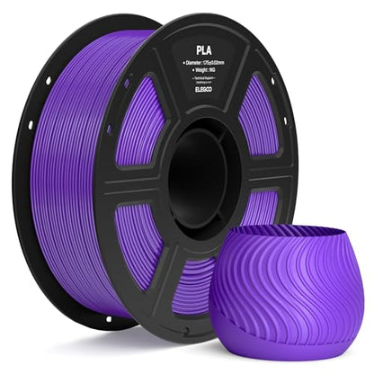 ELEGOO PLA 3D Printer Filament 1.75mm Purple 1KG - color: 1pcs Purple