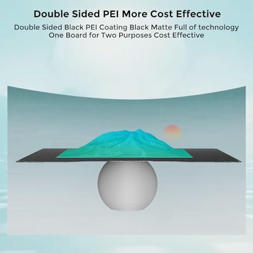 Official Creality Hi Double Side Matte PEI Build Plate Kit - size: 280*265mm