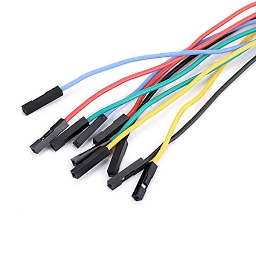 Sumnacon 10 Pcs Stackable Banana Plug to Breadboard Female Jumper Wire