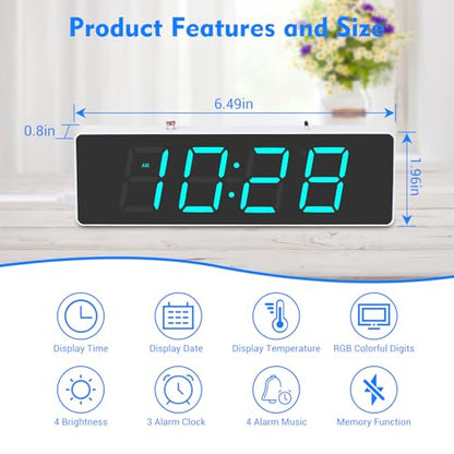 MiOYOOW RGB Digital Clock Soldering Kit, STEM Electronics Project for Teens - color: Colorful 4 Digit Clock Kit