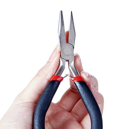 1Pcs Chain Nose Pliers 135mm Carbon Steel Jewelry Craft Pliers for DIY Jewellry Making Supplies - color: Chain Nose Pliers#2