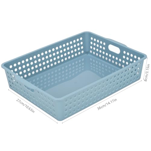 6-Pack Stackable Paper Trays Turn In Trays Classroom Paper Organizer Bins