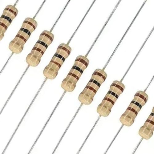 1000 Pcs 100 Values Resistor Kit 1 Ohm-10M Ohm 1/2W 5% Carbon Film