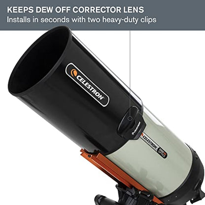 Celestron – Aluminum Telescope Dew Shield with Cover Cap – Fits 8” & NexYZ – 3–Axis Universal Smartphone Adapter for Telescope – Digiscoping Smartphone Adapter