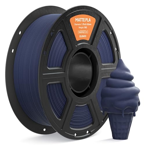 ELEGOO Matte PLA 3D Printer Filament 1.75mm Navy Blue 1KG - color: 1kg Navy Blue