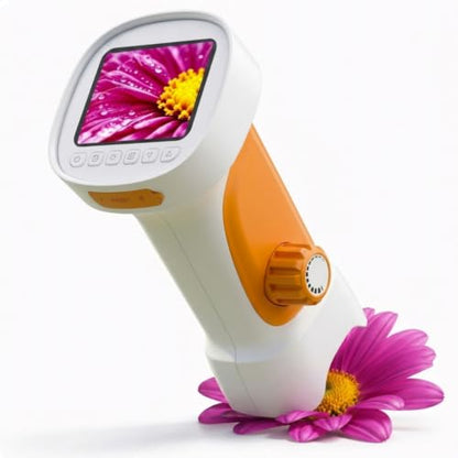 1000X Handheld Digital Microscope for Kids: Explorer 4K Magnifying Glass - color: Yellow