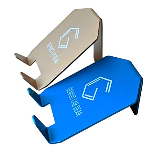 Angled Metal Petri Dish Holder Ergonomic Cell Culture Plate Media Stand 2PK