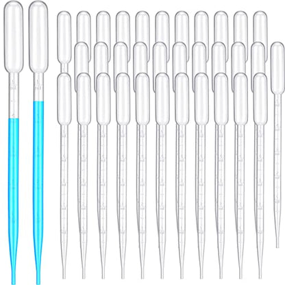 Kingdder 1000 Pcs Plastic Transfer Pipettes, 5 Ml Graduated Disposable - size: 5 ml
