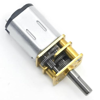 VIKKSAER 3Pcs DC 6V 100RPM 6mm N20 Singel Shafts High Torque Speed Reduction Motor with Metal Gearbox, Mini Metal Gearwheel Gear Motor, Micro Motor for DIY RC Toys