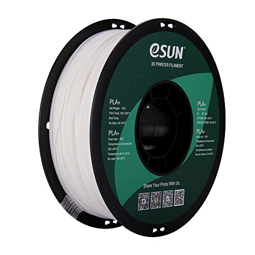 eSUN PLA PRO (PLA+) 3D Printer Filament, Dimensional Accuracy +/- 0.03mm, 1kg Spool, 1.75mm, Warm White - color: Warm White