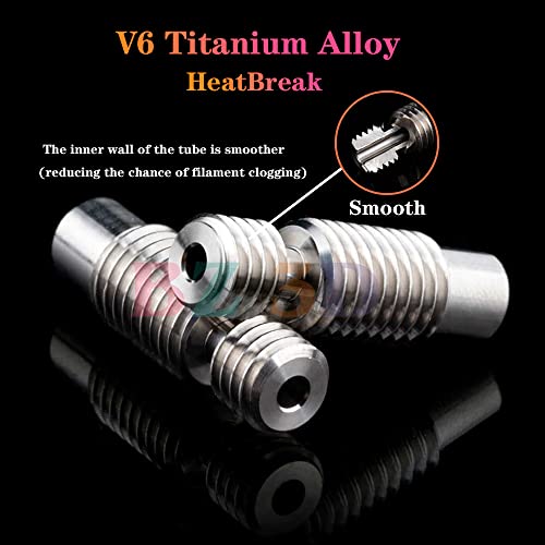 V6 All Metal Hotend Full Kit,12V 40W Direct & Bowden J-Head Hotend,Titanium Alloy Heatbreak,Cooling Fan and Bracket for 3D Printers V6 Hotend,Titan,Dual Driver Extruder. - size: V6 Hotend Kit, style: 12V Kit