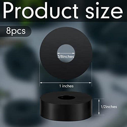 Fabbay Rubber Bushings Spacers Washers Anti Vibration for Bolt, 8 Pcs