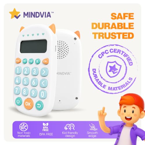 Interactive Math Learning Toy for Kids Ages 4+ with Companion Web App Fun Screen Free Mental Math Practice Addition and Subtraction Games.
