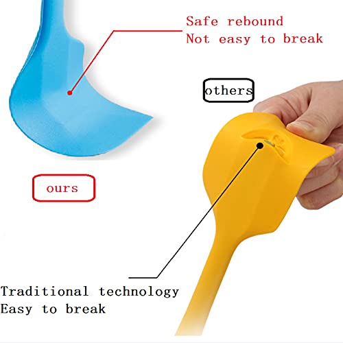 8 Pieces Silicone Spatulas,8.5 inch Non-stick Spatulas with Stainless Steel Core,Heat Resistant-500℉, One Piece Design,Food Grade Silicone, Dishwasher Safe, for Mixing,Cooking,Baking (8.5 inch) - size: 8.5 INCHES