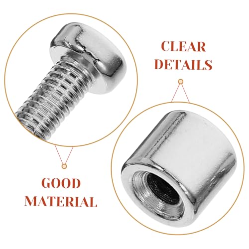 Standoff Screw Metal Wall Fixings 12 Sets Sign Mounting Screws with Caps for Acrylic Frames Photo Frames Store Signs and Advertising Boards 0.59 X 0.31 in Office Retail Display