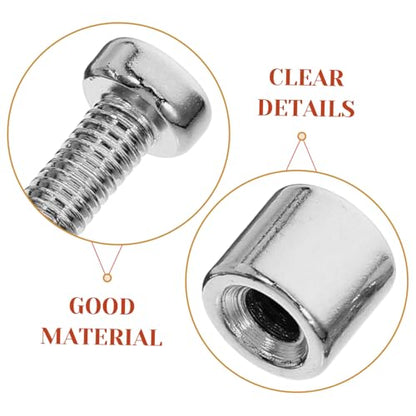Standoff Screw Metal Wall Fixings 12 Sets Sign Mounting Screws with Caps for Acrylic Frames Photo Frames Store Signs and Advertising Boards 0.59 X 0.31 in Office Retail Display