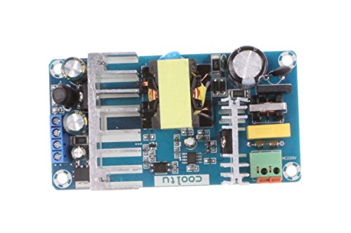 NOYITO AC to DC Power Supply Module DC 24V 4A 12V 1A Dual Output AC 120V 100-260V to 24V 12V 100W Industrial Power Module (Dual Output 24V 4A, 12V 1A, Blue) - size: Dual Output 24V 4A / 12V 1A