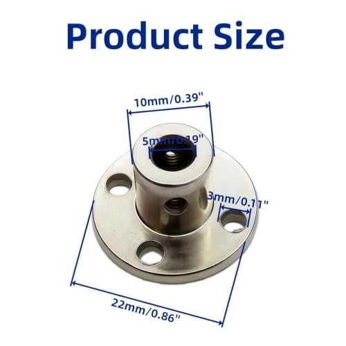 4Pcs 5mm Shaft Coupler - size: 5mm