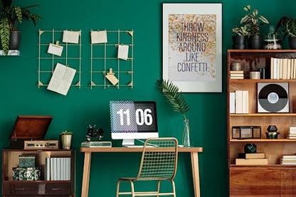12x18 Homeroom Educational Poster | Inspirational and Motivational Poster | Stylish Classroom Wall Decor | Clever Messages to Motivate Elementary, Middle, and High School Students | Heavy Duty Class - color: Confetti