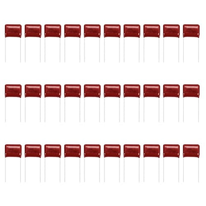 MECCANIXITY 30 Pcs Metallized Polypropylene Film Capacitors 394J 0.39UF - size: 394J 0.39UF