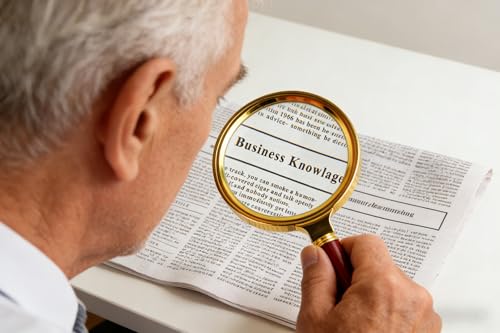 MAGIKON Handheld Magnifier, 10X 90mm Reading Magnifying Glass Vintage - size: 90mm