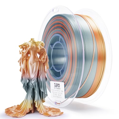 ZIRO PLA Filament 1.75mm, Silky Fast Color Change,1kg Spool Mellow Horizon - color: Mellow Horizon (Silky)
