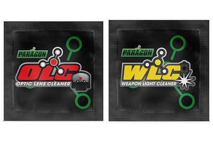 C+H Paragon OLC Optic Lens Cleaner – for Gun Sights, Optic Lens, Night Vision, and Scopes - style: Optic Cleaner Wipes 10pk + Light Cleaner Wipes 10pk Combo