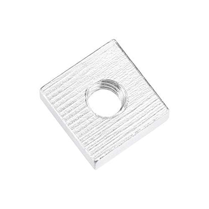 uxcell Square Nuts, M6x13mmx4mm Zinc-Plated Metric Coarse Thread Assortment Kit, 25 Pcs - size: M6x13mmx4mm