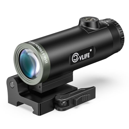 CVLIFE Eaglefeather 3X/4X/5X/6X Compact Magnifier with Quick Release Mount - size: 6X