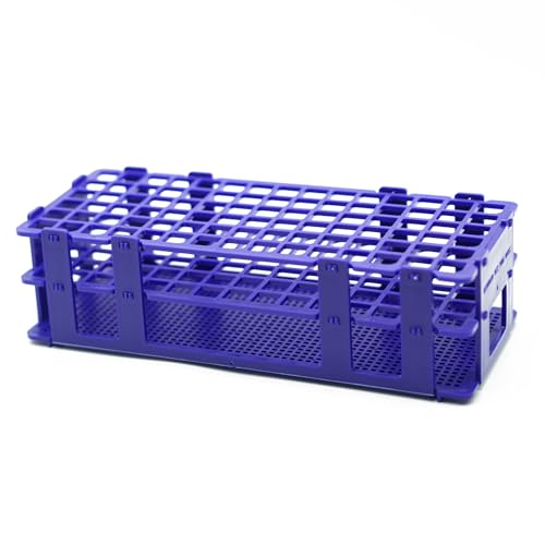 3 Pcs Detachable Plastic Test Tube Rack, 90 Holes Each, 13mm Diameter - color: Blue, size: 90 Holes-13mm