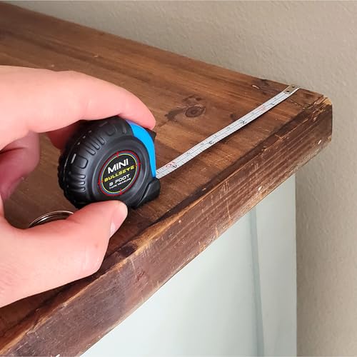 Mini Tape Measure 3 Pack - Small, Pocket Size 3 Foot Tape Measure with Keychain - Inches & Centimeters - 1 m Kids Measuring Tape Retractable - Colors May Vary - Daily Living Products