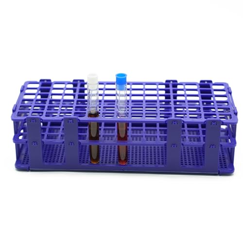 3 Pcs Detachable Plastic Test Tube Rack, 90 Holes Each, 13mm Diameter - color: Blue, size: 90 Holes-13mm