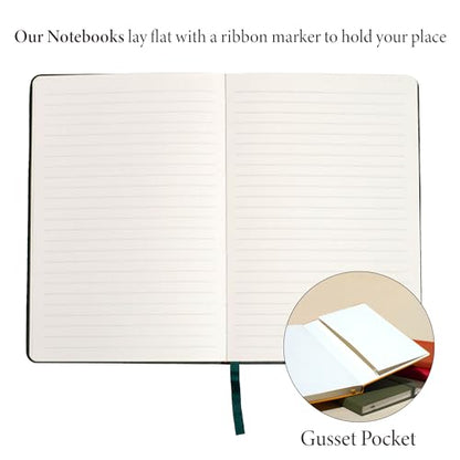 Anecdote Lined Journal Notebook,192 Pages, A5 size: 8.3" x 5.4"| Hardcover - color: Tie Dye, size: 8.3" x 5.4"