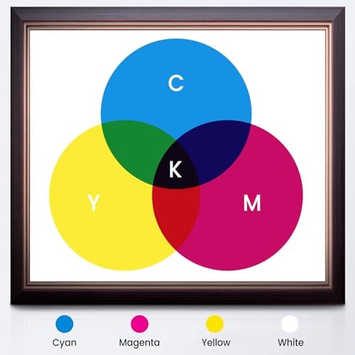 SUNLU PLA 3D Printer Filament, CMYK Filament Lithophane, 4KG - color: Cmyk (White+cyan+magenta+yellow), size: 4 kg