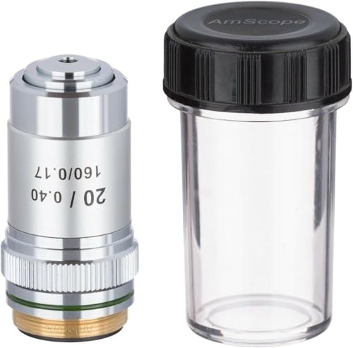 AmScope A20X 20X Achromatic Microscope Objective - style: 20X Objective