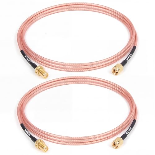 4ft SMA Cable 2PCS, SMA Male to SMA Female Bulkhead RG316 SMA Extension Coaxial for 4G LTE Router Cellular SDR USB Dongle Receiver - size: 4 ft - 2PCS