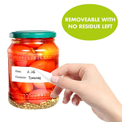 500 Freezer Refrigerator Food Labels Reminder Water Oil Resistant in Roll with Perforation Line,Removable Adhesive - color: Printed Version
