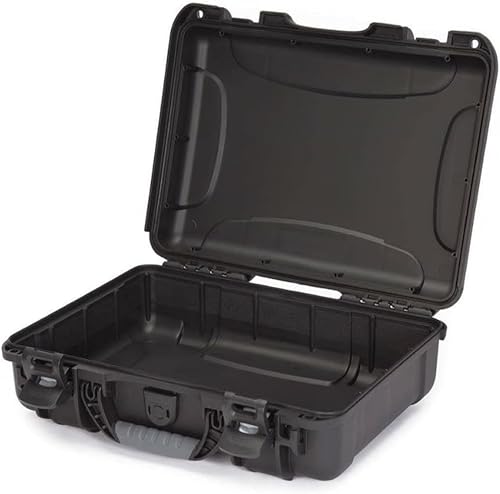 NANUK 910 Hard Case with Customizable Cubed Foam, IP67 Waterproof, Dustproof and Impact Resistant, 14.3” x 11.1” x 4.7”, Rugged Construction for Ultimate Protection, Made in Canada – Black - color: Black, style: Cubed Foam
