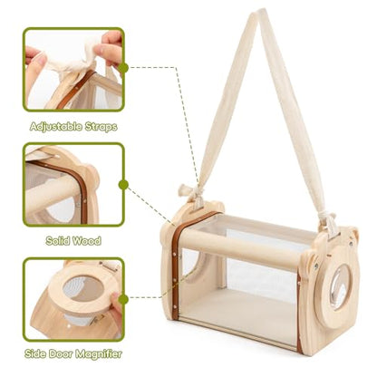 11Pcs Wooden Bug Catcher for Kids, Outdoor Toys for Kids Ages 4-8