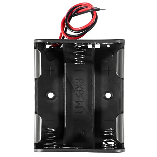 AA Battery Holder with Leads 3 AA Battery Holder with Wires(6PCS 3AA) - size: 6PCS 3AA