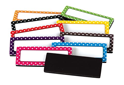 Teacher Created Resources Polka Dots Magnetic Labels (20650) - color: Polka Dots
