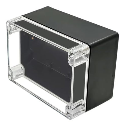 Project Box IP65 Waterproof Junction Box ABS Plastic Black Electrical Boxes DIY Electronic Project Case Power Enclosure Clear Cover 6.3"x4.33"x3.54" - color: Clear, size: 6.3"x4.33"x3.54"