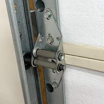 2 Packs Garage Door Hinges #2 with Galvanized Finish - Heavy Duty 14 Gauge Steel, Suitable for Residential/Light Commercial Garage Door Replacement - size: #2