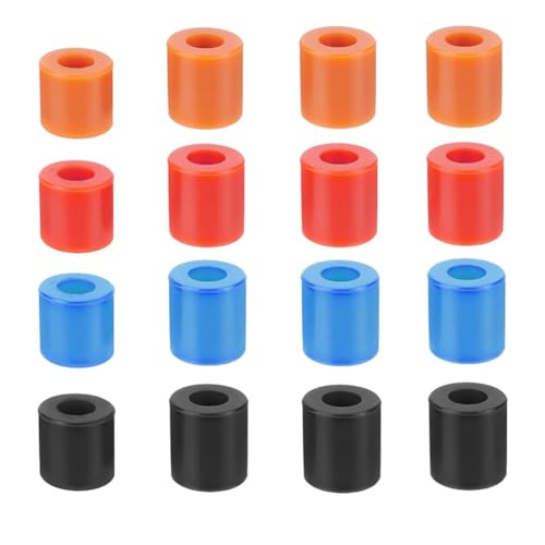 OLYCRAFT 16pcs 3D Printer Heatbed Parts Silicone Bed Mounts 0.6 inch & 0.7 inch High Leveling Solid Bed Mount Heat-Resistant Stable Solid Bed Mount Silicone Heat Bed Parts for Most of 3D Printers - color: 3d Printer Heatbed Parts