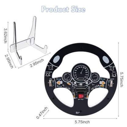 MIOYOOW DIY Car Steering Wheel Soldering Practice Kit with Sound & Lights