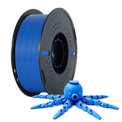 Kingroon PLA 3D Printer Filament, Dimensional Accuracy +/- 0.02 mm, 1 kg Spool(2.2lbs), 1.75 mm，Blue - color: 1kg Blue