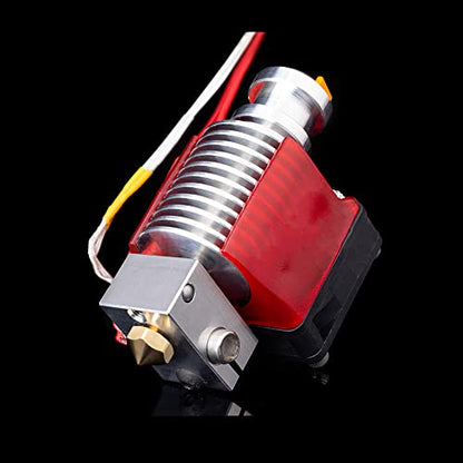 V6 All Metal Hotend Full Kit,24V 40W Direct & Bowden J-Head Hotend,Titanium Alloy Heatbreak,Cooling Fan and Bracket for 3D Printers V6 Hotend,Titan,Dual Driver Extruder. - size: V6 Hotend Kit, style: 24V Kit